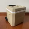 Caja Aislada Pequeña para el Hogar de 18L con Ruedas Carro Nevera para Llevar al Aire Libre Nevera de Plástico