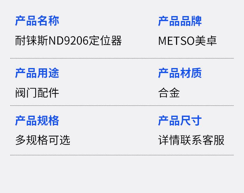 METSO美卓-耐铼斯ND9206定位器_08