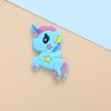 Parche de unicornio lindo accesorios para el cabello tocado tarjeta para el cabello diy cuerda para la cabeza de dibujos animados joyería de pegamento suave pasador material diy venta al por mayor