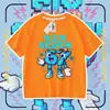 2026 Transfronteiriço Roubar um Cérebro Podre Cérebro Podre #67 Camiseta de Manga Curta para Meninos e Meninas Camiseta Básica Casual