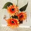 Flores Artificiais, Gérbera, Série de Pinturas a Óleo Europeias e Americanas, Decoração de Sala Modelo Residencial, Fotografia de Casamento, Atacado Transfronteiriço