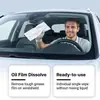 Toallitas HOMONTH para Eliminar Película de Aceite del Cristal del Coche Limpieza de Cristales Interiores del Coche, Descontaminación, Renovación y Prevención de Polvo
