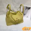 Mini Bolso Lindy de Piel de Vaca de Primera Capa, Bolso de Mano Genuino para Mujer, Bolso tipo 'Pillow Doctor', Bolso de Hombro Cruzado de Moda para el Trabajo