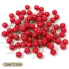 Decoraciones navideñas, fruta de la fortuna de Año Nuevo, accesorios de bayas rojas, fruta artificial de espuma