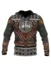 Moda de Primavera y Otoño Caliente Transfronterizo Suéter 3D para Hombre Fresco Estampado de Animales Moda Callejera Sudadera Clásica