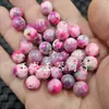 Cuentas Redondas de Ágata de Colores, Cuentas Sueltas de Jade, Pulsera, Collar, Accesorios para Joyería de Calcedonia Roja, Amarilla, Azul, Verde de 10 mm, Cuentas Hechas a Mano