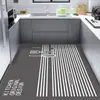 Tapetes Antideslizantes para Piso de Cocina, Resistentes al Aceite y la Suciedad, Impermeables de PVC, Tapetes Limpiables y Sin Lavado, Tapetes Domésticos Simples para Todo el Piso