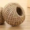 Comercio Exterior Hecho a Mano DIY Cuerda de Cáñamo Trenzada Esférica Natural Retro Cuerda de Yute Empaque Atado Etiqueta de Cuerda Línea de Venta al por Mayor