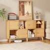 Estantería, armario de almacenamiento para el hogar, mueble bajo, armario de almacenamiento de rejilla de pie, estantería combinada, estante de almacenamiento multicapa para sala de estar