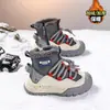 Sapatos de Algodão para Crianças Botas de Neve 2026 Outono Inverno Novo Botas de Neve Impermeáveis para Meninas Botas Curtas Quentes com Pelúcia para Meninos