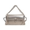 Bolso de alta gama popular de comercio exterior de este año para mujer, nuevo bolso de cadena informal simple 2025, bolso cuadrado pequeño con bandolera