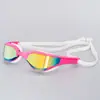 Gafas de Natación Profesionales Personalizadas para Competición, Lentes de Natación Impermeables y Antivaho de Alta Definición, Se Pueden Imprimir con Logo, Antivaho de Alta Transparencia para Buceo