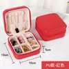 Caja de Almacenamiento Pequeña de PU Brillante para Joyería al por Mayor Almacenamiento de Joyas Pendientes Pendientes Collar Caja de Regalo para Joyería
