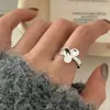 Anillo Plumilla Triángulo Geométrico Personalidad Irregular para Mujer Todo Fósforo Apilado Anillo Elegante Hip-hop Creativo Anillo para el Dedo