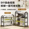 Zapatero para Uso en Casa en Sala de Estar, Balcón, Dormitorio, Mesa de Cocina Plegable Integrada, Zapatero Simple a Prueba de Polvo Giratorio de Pie para Entrada
