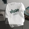 Camiseta Feminina de Algodão Puro com Manga Curta, Novo Estilo 2026, Blusa Solta de Manga Meia-Manga, Estilo Fino Tendência Anime Cartoon