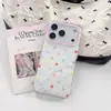 Funda de Teléfono con Patrón de Lunares de Colores para Pantalla Completa Aplicable para iPhone 18promax Apple 17 Borde Redondo 16 Simple 15