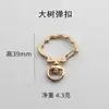 Llavero de aleación de zinc Colgante con forma de mariposa Gatito Conejo Forma de pulgar Hebilla con forma Accesorios para equipaje Hebilla colgante para joyería
