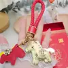 Llavero de Oro Puro 999 Año del Caballo 2026 para Riqueza Instantánea, Colgante de Fortuna, Adorno para Cadena de Teléfono, Regalo para Novia