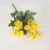 21 pequenas margaridas, flores artificiais, flores silvestres, estilo pastoral, decoração de casa, hotel, salão de lazer, flores falsas, adereços de fotografia