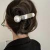 Presilha de Cabelo Grande com Pérolas Presilha Traseira para a Cabeça Acessório de Cabelo Pinça de Tubarão Avançada Pinça de Cabelo de Alta Qualidade Nova 2022