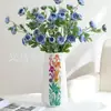 Modelos Vazados de Flores e Plantas de Primavera Transfronteiriços DIY Plant Garden Modelos para Pintura Spray Flor Desenho de Grafite Pintado à Mão