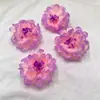 Ponto 8cm Flor de Crisântemo de Seda Mil Camadas Grampo de Cabelo de Dança Feito à Mão Acessórios de Cabelo Material de Guirlanda Casamento Decoração de Casa Flor
