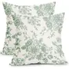Capa de Almofada Floral Moderna Mais Vendida Transfronteiriça, Capa de Almofada com Planta Floral, Decoração de Sala de Estar em Casa Almofada de Sofá