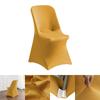 Funda de Silla para Oficina, Sala de Conferencias, Banquete de Bodas de Hotel Escandinavo, Color Puro, Plegable, Elástica, Antideslizante, Resistente al Desgaste, Silla de Comedor