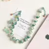 Cadena para Teléfono de Bodhi Fuego Morado de Nueve con Colgante de Calabaza Grabado con el Mantra de Seis Palabras Llavero con Cuerda Colgante Antiperdida para Hombres y Mujeres