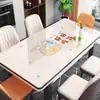 Mantel de PVC impermeable, a prueba de aceite, lavable y resistente al calor, con diseño de dibujos animados, de aspecto de lujo ligero y alta gama, para mesa de centro y escritorio