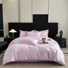 Conjunto de cama de luxo e elegante de 4 peças 100% algodão de fibra longa de Xinjiang, feito inteiramente de algodão puro, com estampas florais e bordados de alta qualidade, adequado para mães e bebês