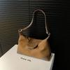Cross-border Underarm Bag Feminino All-match 2024 Novo Outono e Inverno Leopard Frosted Shoulder Crossbody Bag Commuter Dumpling Bag
