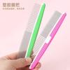 Pipitao color plástico mascota belleza fila peine dientes ralos doble diente cabello abierto nudo cabello esponjoso peinado mascota peine