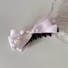 Grampo de Banana Doce de Alto Padrão para Meninas Energéticas, Grampo Vertical Estilo Coreano para a Parte de Trás da Cabeça, Adequado para Cabelos Finos, Grampo para Rabo de Cavalo Alto