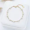 Pulsera de Perlas de Agua Dulce Naturales de 5 mm para Mujer, Diseño de Nicho, Hecha a Mano con Cuentas, Lujo Ligero, Joyería de Alta Gama al por Mayor