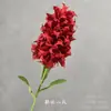 Casamento Estilo Chinês Estilo Vermelho Decoração de Guia de Estrada Arranjo de Flores Artificiais Flor de Teto Cerimônia de Noivado Arranjo de Banquete Arte com Flores Artificiais de Casamento