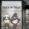 Pegatinas Decorativas Temáticas de Halloween Transfronterizas para Bares, Cafeterías, Calcomanías para Ventanas de Cristal y Pegatinas para Jardín de Infancia