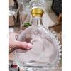 Entrega de fábrica botella de vino blanco al por mayor botella de cerveza 500ml botella de vino extranjero transparente cristal blanco botella de vino vacía juego completo