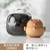 Chai Cão Conjunto de Chá de Viagem Copo Expresso Camping Outdoor Bolsa de Armazenamento Portátil Conjunto de Chá Kung Fu Bule de Chá Feminino Xícara de Chá