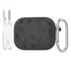 Adequado para Capa Protetora Airpodspro3, Capa Simples de Silicone Apple de Cor Sólida, Capa para Fone de Ouvido Bluetooth Airpodspro3