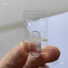 Painel Perfurado Gancho Buraco Tubo Tira Fivela Gancho Rack de Exibição de Azulejo Pingente Cristal Transparente Padrão Código de Suporte Peça de Mola