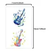 Chica Sexy Caliente Transfronteriza Guitarra Eléctrica Tatuajes de Colores Pegatinas Impermeables Duraderas Femeninas Ins Frescas Modernas Puro Deseo Lavable en el Brazo