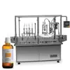 Linha de ligação de enchimento e rotulagem de alta velocidade para solução oral 100ml máquina de enchimento e tampagem de líquido oral 10 ml 50ml