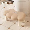 Reposapiés para inodoro, ayuda para agacharse para inodoros, reposapiés de plástico engrosado para uso doméstico, reposapiés pequeño antideslizante para baño