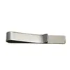 Clipes de gravata Jacobin em aço inoxidável masculinos 50X8mm liso gravação a laser personalidade YB34316