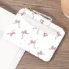 Cartera con Cremallera Ultradelgada para Mujer Temu, Nuevo Porta Tarjetas con Lazo, Estuche Ligero para Tarjetas de Uso Diario, Cremallera, Múltiples Ranuras para Tarjetas