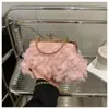 Bolsas Femininas Transfronteiriças Bolsa de Festa Flor Fecho Concha Bolsa 2026 Nova Chegada Primavera Bolsa com Corrente Bolsa de Ombro Bolsa de Braço