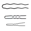 Pinza en forma de U Pinza para Fijar Moño Invisible Pinza para el Cabello Pinza en forma de U Pinza Negra para Artistas de Maquillaje