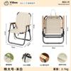 Silla plegable de exterior Silla Kermit Silla de exterior Portátil Mesa y silla estilo camping Silla de playa Equipo de pesca Taburete Mt